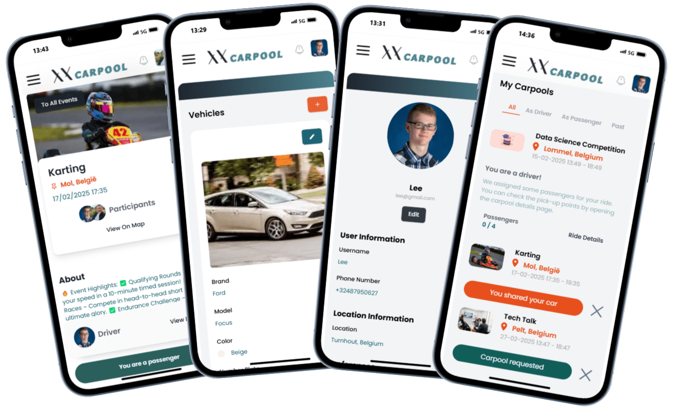 Carpool Applicatie